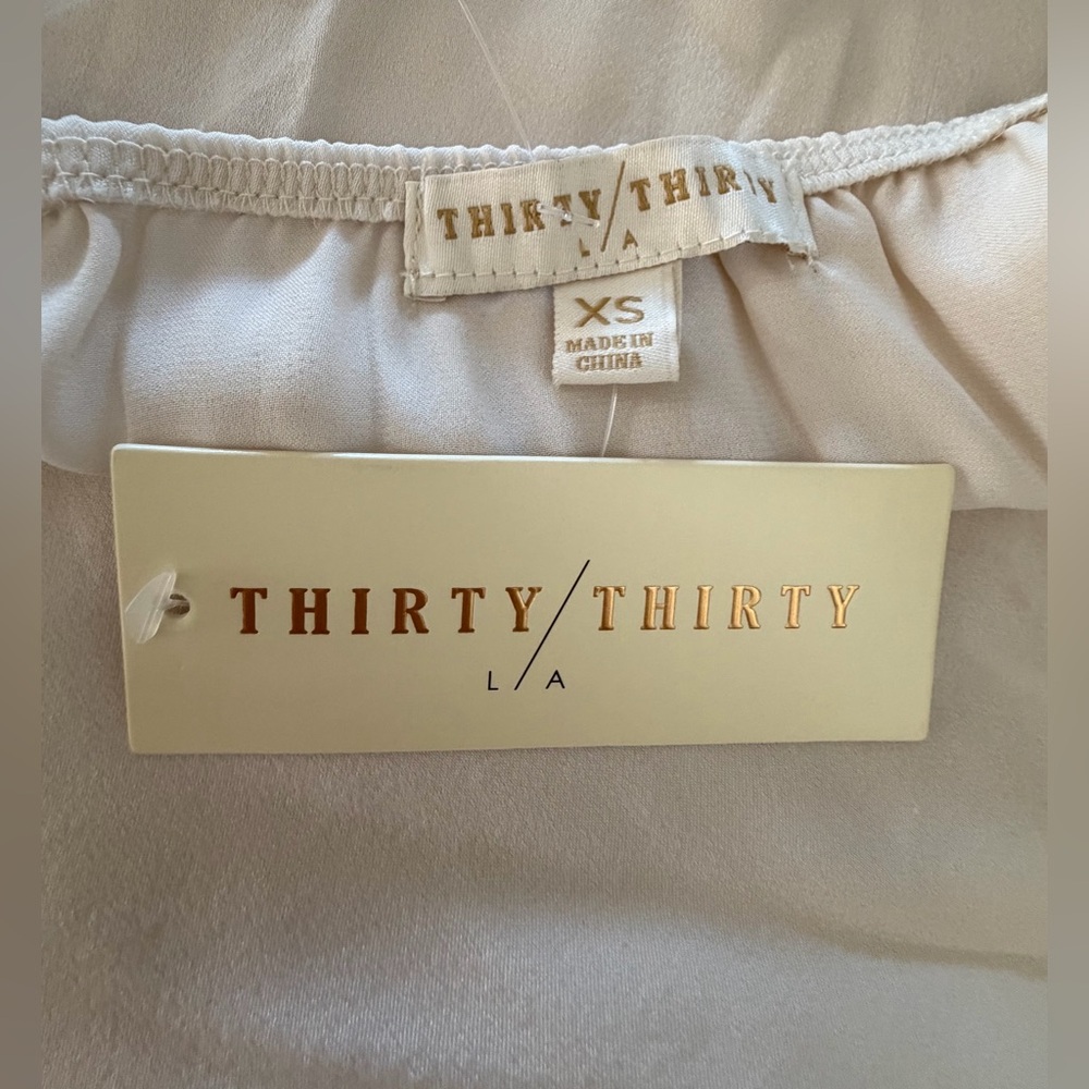 NWT - Cream Shell-Strap Cami Top. - Picture 4 of 6